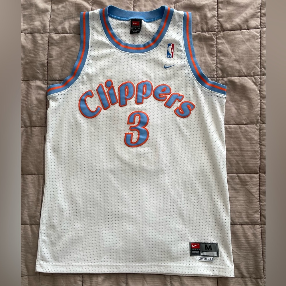 Vintage Nike Los Angeles Clippers Jersey Quentin Richardson Size Medium 8/10